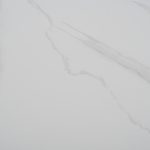 ΤΡΑΠΕΖΙ ΤΡΑΠΕΖΑΡΙΑΣ ΣΤΡΟΓΓΥΛΟ SINTERED STONE ΛΕΥΚΟ ΜΕΤΑΛ.ΠΟΔΙΑ Φ115x75Y εκ.FB99309.02 - Image 6