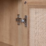 ΜΠΟΥΦΕΣ ΜΕΛΑΜΙΝΗΣ- ΣΥΝΘ. RATTAN ΣΤΙΣ ΠΟΡΤΕΣ FB99220.11 120Χ39Χ70Υεκ. - Image 6