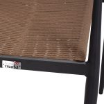 ΠΟΛΥΘΡΟΝΑ ΑΛΟΥΜΙΝΙΟΥ FB95854.02 ΑΝΘΡΑΚΙ PΕ RATTAN ΜΠΕΖ 56x55,5x78Υ εκ. - Image 8