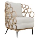 ΠΟΛΥΘΡΟΝΑ FB99341 ΑΠΟ RATTAN-ΜΕΤΑΛΛΟ ΦΥΣΙΚΟ ΧΡΩΜΑ 65x69x86Y εκ.