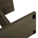 ΒΟΗΘΗΤΙΚΟ ΤΡΑΠΕΖΙ ΜΕ ΡΑΦΙΑ ΜΕΛΑΜΙΝΗ ΣΕ OLIVE GREY ΧΡΩΜΑ FB98881.12 50x17x56Υεκ. - Image 7