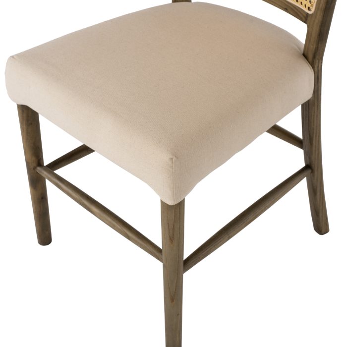 ΚΑΡΕΚΛΑ ΤΟΟΝ ΞΥΛΟ RATTAN ΥΦΑΣΜΑ FB99406.04 47x52x91,5Υεκ. - Image 8