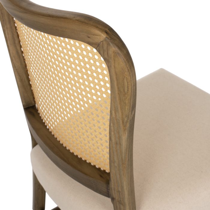ΚΑΡΕΚΛΑ ΤΟΟΝ ΞΥΛΟ RATTAN ΥΦΑΣΜΑ FB99406.04 47x52x91,5Υεκ. - Image 10