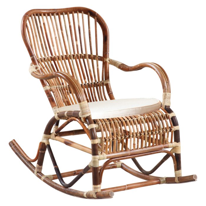 ΚΟΥΝΙΣΤΗ ΠΟΛΥΘΡΟΝΑ ΜΕ ΜΑΞΙΛΑΡΙ RATTAN FB99343 60x103x90Υ εκ. - Image 1