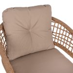 ΠΟΛΥΘΡΟΝΑ ΑΛΟΥΜΙΝΙΟΥ ΜΟΚΑ ΕΠΑΓΓΕΛΜ. RATTAN & ΜΑΞΙΛΑΡΙ ΜΠΕΖ FB95863.02 60x56x84 εκ. - Image 7