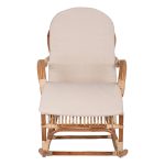 ΚΟΥΝΙΣΤΗ ΠΟΛΥΘΡΟΝΑ ΜΕ ΜΑΞΙΛΑΡΙ RATTAN FB99343 60x103x90Υ εκ. - Image 3