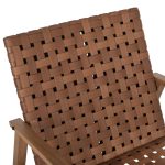 ΠΟΛΥΘΡΟΝΑ ΕΠΑΓΓΕΛΜ. ΜΕΤΑΛΛΟ ΟΨΗ ΞΥΛΟΥ & RATTAN ΔΕΡΜΑ-LOOK 63,5x75,5x77Yεκ.FB95868.01 - Image 8