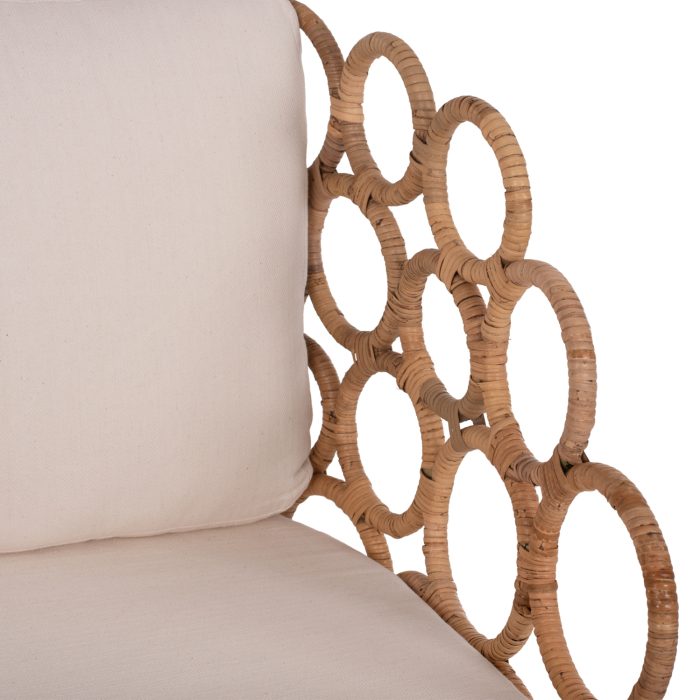 ΠΟΛΥΘΡΟΝΑ FB99341 ΑΠΟ RATTAN-ΜΕΤΑΛΛΟ ΦΥΣΙΚΟ ΧΡΩΜΑ 65x69x86Y εκ. - Image 7