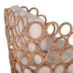 ΠΟΛΥΘΡΟΝΑ FB99341 ΑΠΟ RATTAN-ΜΕΤΑΛΛΟ ΦΥΣΙΚΟ ΧΡΩΜΑ 65x69x86Y εκ. - Image 9