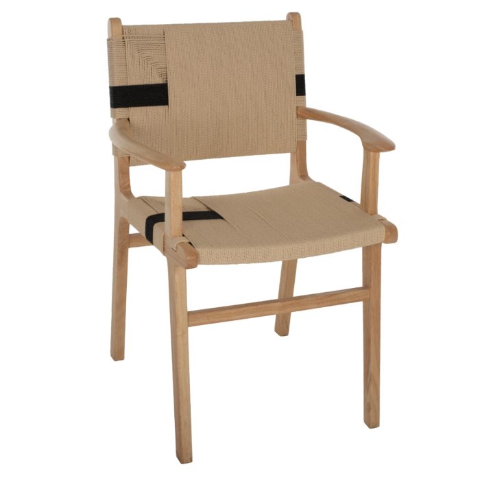 ΠΟΛΥΘΡΟΝΑ RUBBERWOOD ΚΑΙ ΣΧΟΙΝΙ 62,5x60x88Yεκ.FB99324.01 - Image 1