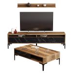 ΣΥΝΘΕΣΗ ΣΑΛΟΝΙΟΥ ΜΕΛΑΜΙΝΗΣ 2ΤΜΧ ΚΑΡΥΔΙ-BLACK MARBLE FB911855.01