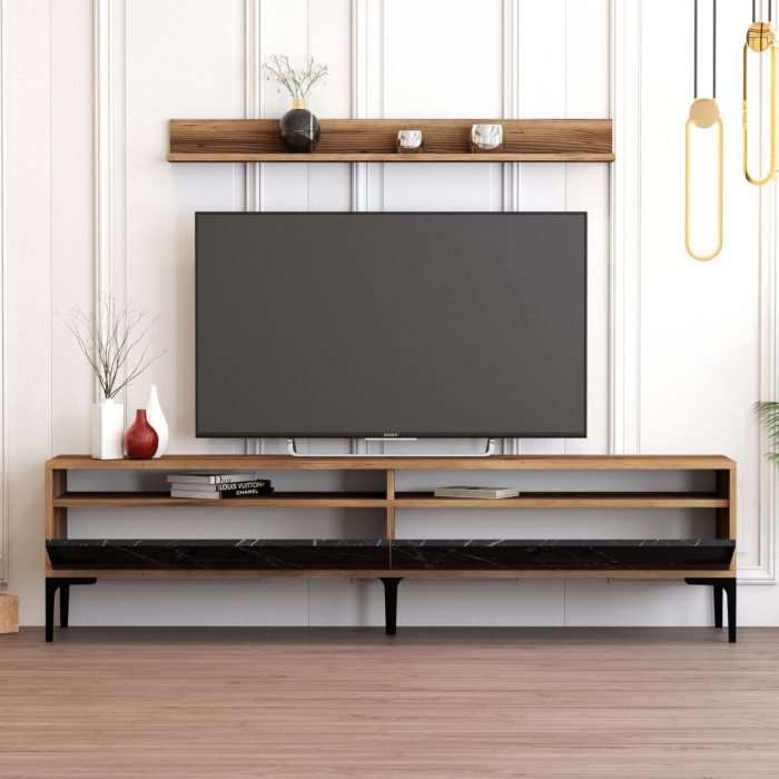 ΣΥΝΘΕΣΗ ΣΑΛΟΝΙΟΥ ΜΕΛΑΜΙΝΗΣ 2ΤΜΧ ΚΑΡΥΔΙ-BLACK MARBLE FB911855.01 - Image 6