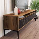 ΣΥΝΘΕΣΗ ΣΑΛΟΝΙΟΥ ΜΕΛΑΜΙΝΗΣ 2ΤΜΧ ΚΑΡΥΔΙ-BLACK MARBLE FB911855.01 - Image 9