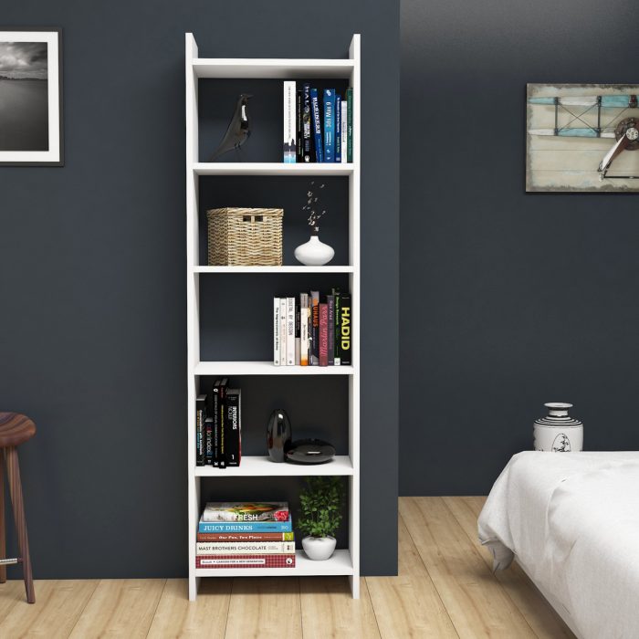 ΒΙΒΛΙΟΘΗΚΗ FB99226.11 ΜΕΛΑΜΙΝΗΣ ΛΕΥΚH 48,5x22x160Υεκ. - Image 3