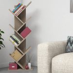 ΒΙΒΛΙΟΘΗΚΗ ΜΕΛΑΜΙΝΗΣ SONAMA 46x22x128,5Yεκ.FB99028.11 - Image 3