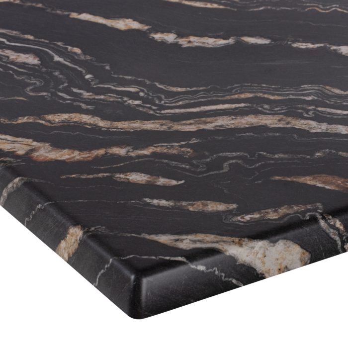 ΕΠΙΦΑΝΕΙΑ ΤΡΑΠΕΖΙΟΥ ΤΕΤΡΑΓΩΝΗ 5787 WERZALIT 80X80 εκ. BLACK GOLD MARBLE FB95231.15 - Image 4