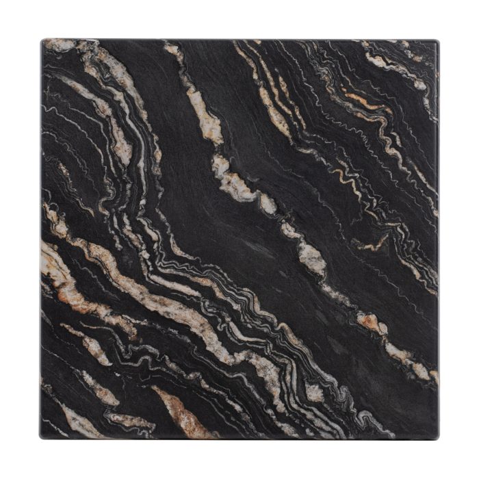 ΕΠΙΦΑΝΕΙΑ ΤΡΑΠΕΖΙΟΥ ΤΕΤΡΑΓΩΝΗ 5787 WERZALIT 80X80 εκ. BLACK GOLD MARBLE FB95231.15 - Image 1