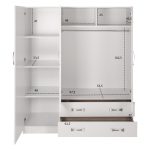 ΝΤΟΥΛΑΠΑ 3ΦΥΛΛΗ FB9384.05 ΜΕ ΔΥΟ ΣΥΡΤΑΡΙΑ ΛΕΥΚΗ 150X55Χ180Υεκ. - Image 3