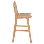 ΣΚΑΜΠΟ ΜΕΣΑΙΟΥ ΥΨΟΥΣ FB99332.01 RUBBERWOOD & ΣΧΟΙΝΙ- ΦΥΣΙΚΟ ΧΡΩΜΑ 45x46x95Υεκ. - Image 4