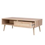 ΤΡΑΠΕΖΙ ΣΑΛΟΝΙΟΥ ΜΕΛΑΜΙΝΗΣ RATTAN FB99224.11 ΣΕ ΦΥΣΙΚΟ ΧΡΩΜΑ 110x59x39,5Yεκ. - Image 5