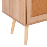 ΜΠΟΥΦΕΣ ΜΕΛΑΜΙΝΗΣ- ΣΥΝΘ. RATTAN ΣΤΙΣ ΠΟΡΤΕΣ FB99220.11 120Χ39Χ70Υεκ. - Image 8