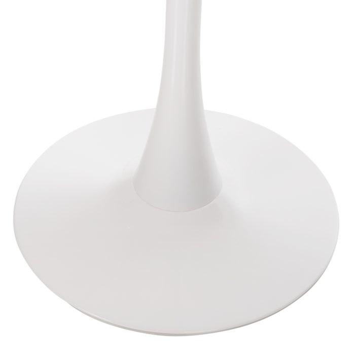 ΤΡΑΠΕΖΙ ΤΡΑΠΕΖΑΡΙΑΣ ΣΤΡΟΓΓΥΛΟ WHITE MARBLE FB99422.01 Φ120x74Yεκ. - Image 3