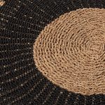 ΧΑΛΙ ΣΤΡΟΓΓΥΛΟ FB97845 ΑΠΟ ΦΥΣΙΚΕΣ ΙΝΕΣ SEAGRASS ΜΑΥΡΟ-ΦΥΣΙΚΟ Φ200εκ. - Image 3