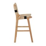 ΣΚΑΜΠΟ ΜΕΣΑΙΟΥ ΥΨΟΥΣ FB99325.01 RUBBERWOOD & ΣΧΟΙΝΙ-ΦΥΣΙΚΟ RUSTIC 45x46x95Υεκ. - Image 4
