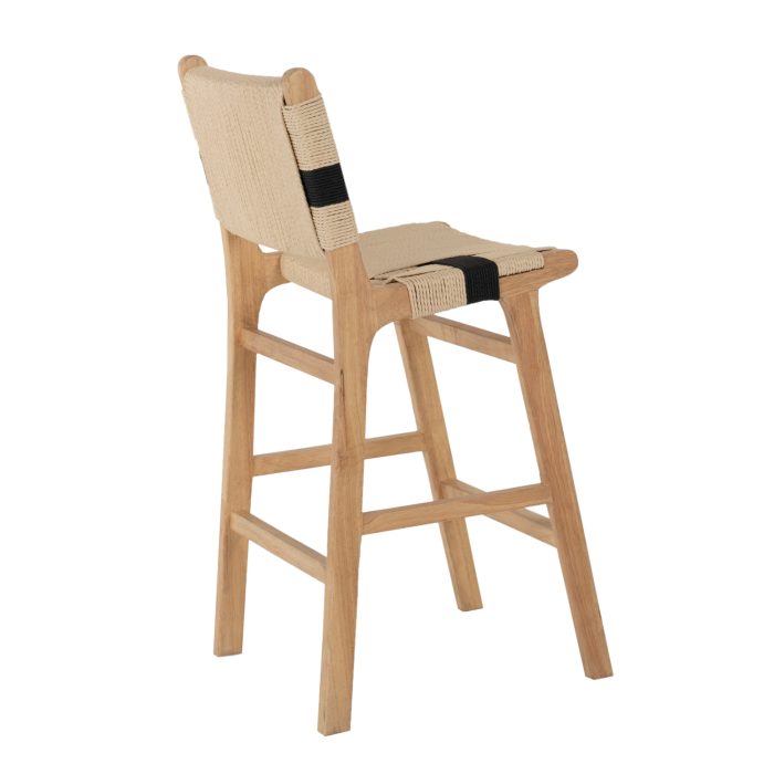ΣΚΑΜΠΟ ΜΕΣΑΙΟΥ ΥΨΟΥΣ FB99325.01 RUBBERWOOD & ΣΧΟΙΝΙ-ΦΥΣΙΚΟ RUSTIC 45x46x95Υεκ. - Image 5