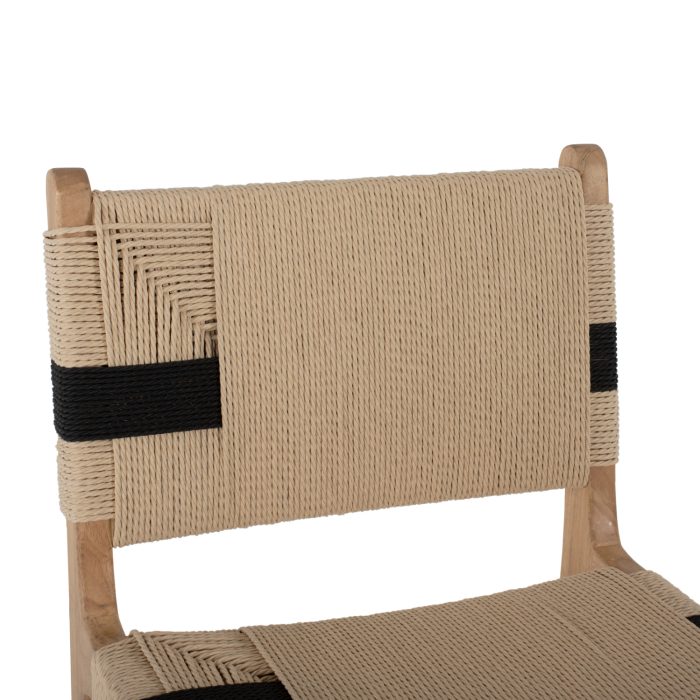 ΣΚΑΜΠΟ ΜΕΣΑΙΟΥ ΥΨΟΥΣ FB99325.01 RUBBERWOOD & ΣΧΟΙΝΙ-ΦΥΣΙΚΟ RUSTIC 45x46x95Υεκ. - Image 7