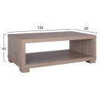 ΤΡΑΠΕΖΙ ΣΑΛΟΝΙΟΥ FB92217.02 SONAMA OAK 120Χ60Χ42Y εκ. - Image 2