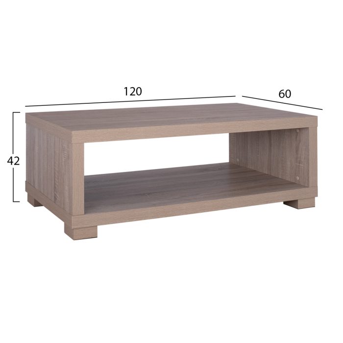 ΤΡΑΠΕΖΙ ΣΑΛΟΝΙΟΥ FB92217.02 SONAMA OAK 120Χ60Χ42Y εκ. - Image 2