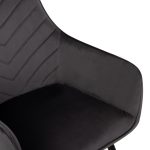 ΠΟΛΥΘΡΟΝΑ FB98582.01 ΓΚΡΙ ΒΕΛΟΥΔΟ & ΜΑΥΡΑ ΜΕΤΑΛΛΙΚΑ ΠΟΔΙΑ 54x57x84Yεκ. - Image 8