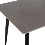 ΤΡΑΠΕΖΙ ΤΡΑΠΕΖΑΡΙΑΣ SINTERED STONE FB98588.01 GREY MARBLE 160x90x76Y εκ. - Image 5
