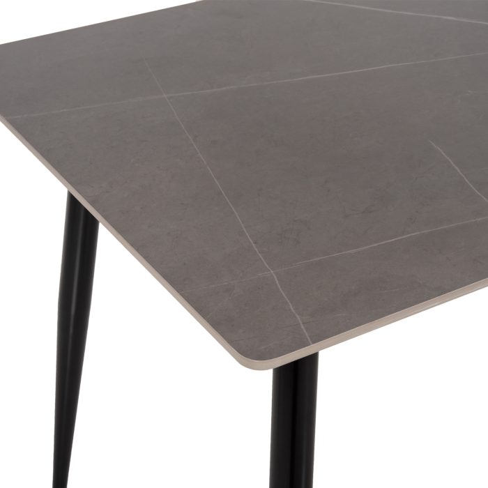ΤΡΑΠΕΖΙ ΤΡΑΠΕΖΑΡΙΑΣ SINTERED STONE FB98588.01 GREY MARBLE 160x90x76Y εκ. - Image 5