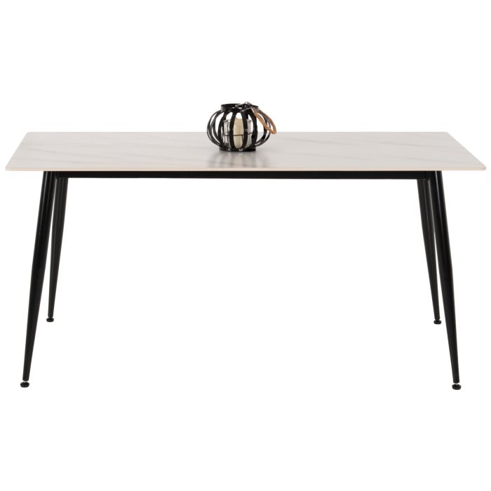 ΤΡΑΠΕΖΙ ΤΡΑΠΕΖΑΡΙΑΣ SINTERED STONE FB99588.02 WHITE MARBLE 160x90x76Y εκ. - Image 3