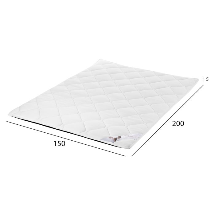 ΑΝΩΣΤΡΩΜΑ FB9670.05 ΜΕ FOAM ΛΕΥΚΟ 150x200x5Y εκ. - Image 2