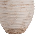 ΔΙΑΚΟΣΜΗΤΙΚΟ ΒΑΖΟ ΔΑΠΕΔΟΥ FB97932 ΤΕΡΑΚΟΤΑ ΣΕ ANTIQUE ΛΕΥΚΟ ΜΠΕΖ ΧΡΩΜΑ Φ28x35Yεκ. - Image 5