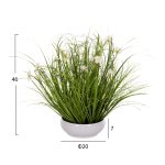 ΔΙΑΚΟΣΜΗΤΙΚΟ ΣΥΝΘΕΤΙΚΟ ΦΥΤΟ FB94026 GRASS ΣΕ ΛΈΥΚΗ ΓΛΑΣΤΡΑ 46Υεκ. - Image 2