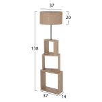ΦΩΤΙΣΤΙΚΟ ΔΑΠΕΔΟΥ MDF ΣΟΝΑΜΑ-ΜΠΕΖ ΚΑΠΕΛΟ FB97608.03 Φ38x140Υεκ. - Image 2