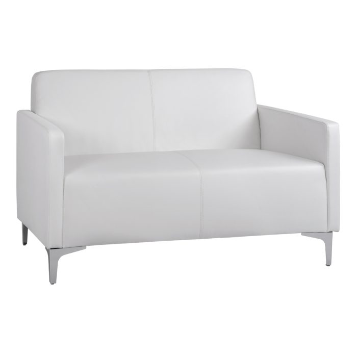 ΚΑΝΑΠΕΣ 2ΘΕΣΙΟΣ FB93159.22 ΜΕ ΛΕΥΚΟ PU 113x71x71Υ εκ. - Image 1
