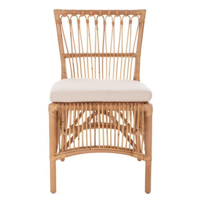 ΚΑΡΕΚΛΑ FB99834 RATTAN ΣΕ ΦΥΣΙΚΟ-ΜΑΞΙΛΑΡΙ ΣΕ ΛΕΥΚΟ 53x58x91Υεκ. - Image 3
