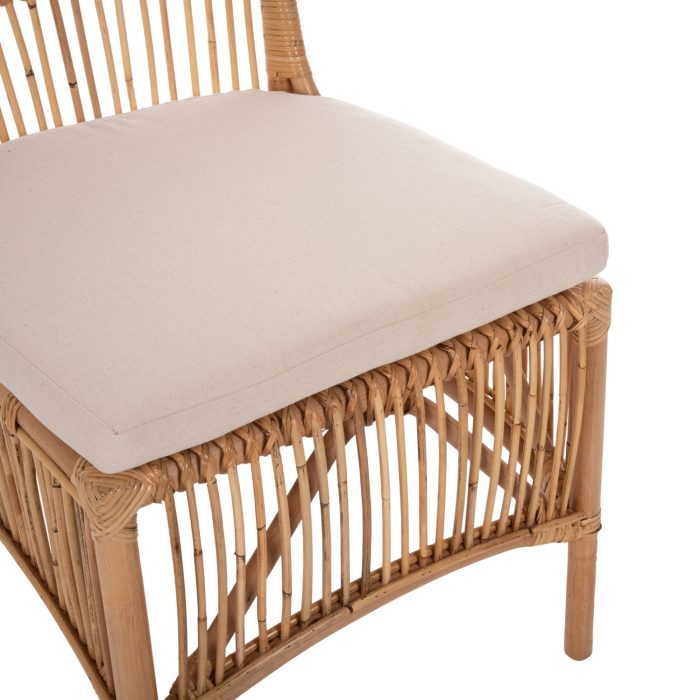 ΚΑΡΕΚΛΑ FB99834 RATTAN ΣΕ ΦΥΣΙΚΟ-ΜΑΞΙΛΑΡΙ ΣΕ ΛΕΥΚΟ 53x58x91Υεκ. - Image 9