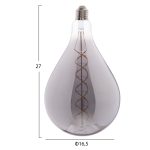 ΛΑΜΠΤΗΡΑΣ LED FILAMENT 8W E27 3000K SMOKE COLOR DIMMABLE  FB94052.03 - Image 2