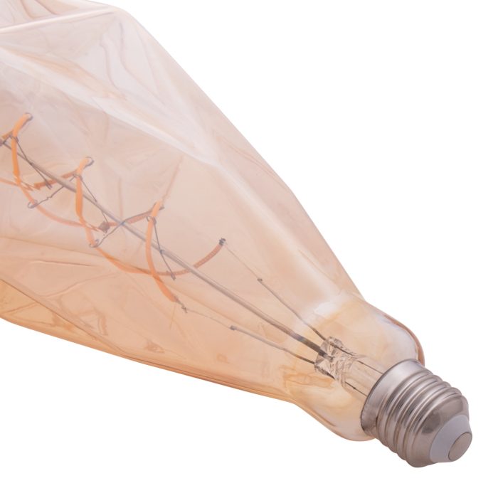 ΛΑΜΠΤΗΡΑΣ LED FILAMENT 8W E27 3000K GOLD COLOR DIMMABLE FB94058 - Image 3