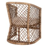 ΠΟΛΥΘΡΟΝΑ FB95990 RATTAN ΦΥΣΙΚΟ-ΜΑΞΙΛΑΡΙ ΕΚΡΟΥ 64x68x87Υ εκ. - Image 5