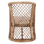 ΠΟΛΥΘΡΟΝΑ FB95990 RATTAN ΦΥΣΙΚΟ-ΜΑΞΙΛΑΡΙ ΕΚΡΟΥ 64x68x87Υ εκ. - Image 6