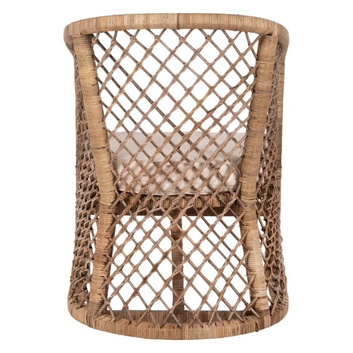ΠΟΛΥΘΡΟΝΑ FB95990 RATTAN ΦΥΣΙΚΟ-ΜΑΞΙΛΑΡΙ ΕΚΡΟΥ 64x68x87Υ εκ. - Image 6