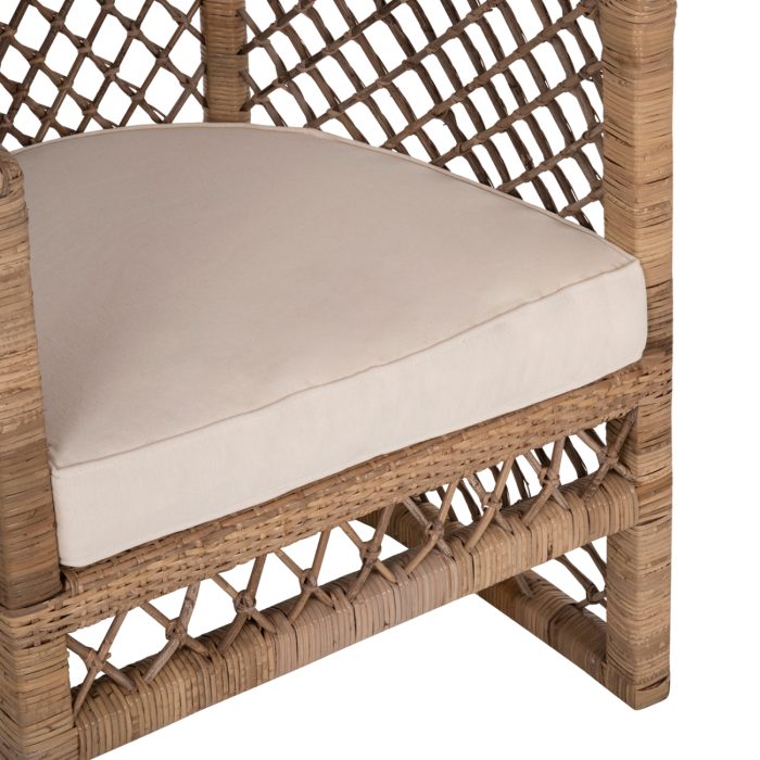 ΠΟΛΥΘΡΟΝΑ FB95990 RATTAN ΦΥΣΙΚΟ-ΜΑΞΙΛΑΡΙ ΕΚΡΟΥ 64x68x87Υ εκ. - Image 8