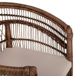 ΠΟΛΥΘΡΟΝΑ FB99635.01 ΞΥΛΟ ΜΑΟΝΙ ΜΕ RATTAN ΚΑΦΕ-ΛΕΥΚΟ ΜΑΞΙΛΑΡΙ 80x70x86Υεκ. - Image 7